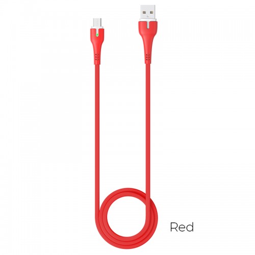 X45 Surplus Charging Data Cable For Micro - Red